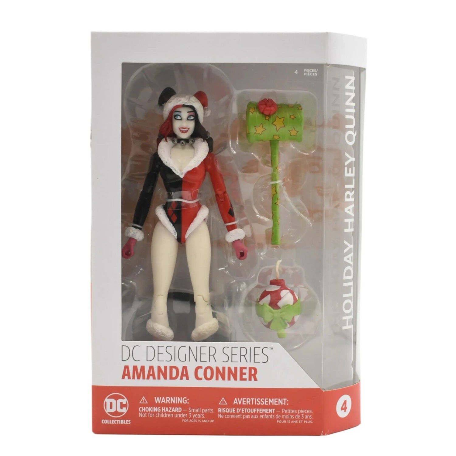 DC Comics Designer Series Amanda Conner - Holiday Harley Quinn Action ...