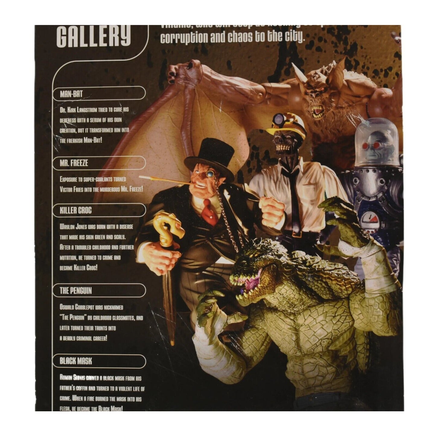 DC Direct - Batman Rogues Gallery Secret Files - Killer Croc Action Figure - Toys & Games:Action Figures & Accessories:Action Figures