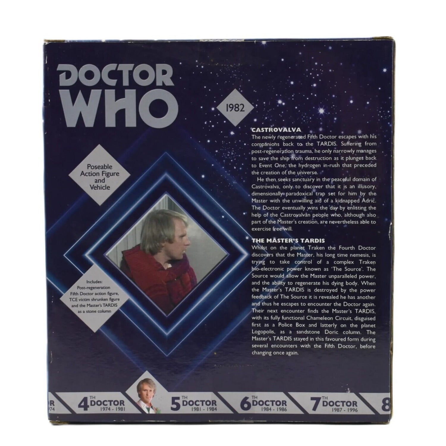 Doctor Who 5th Doctor & Master’s Tardis Castrovala Action Figure Collectors Set - Toys & Games:Action Figures & Accessories:Action Figures