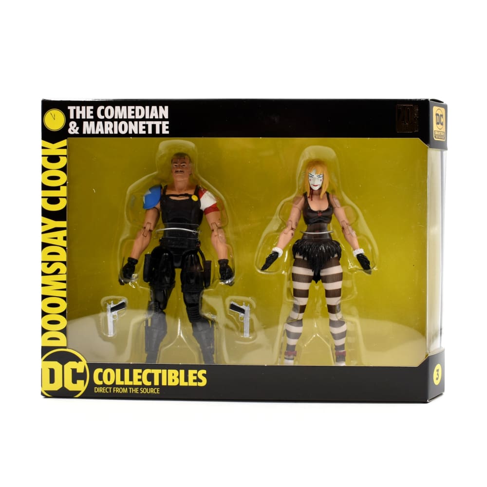 Doomsday Clock - The Comedian & Marionette Action Figure 2-Pack COMING SOON - Toys & Games:Action Figures & Accessories:Action Figures