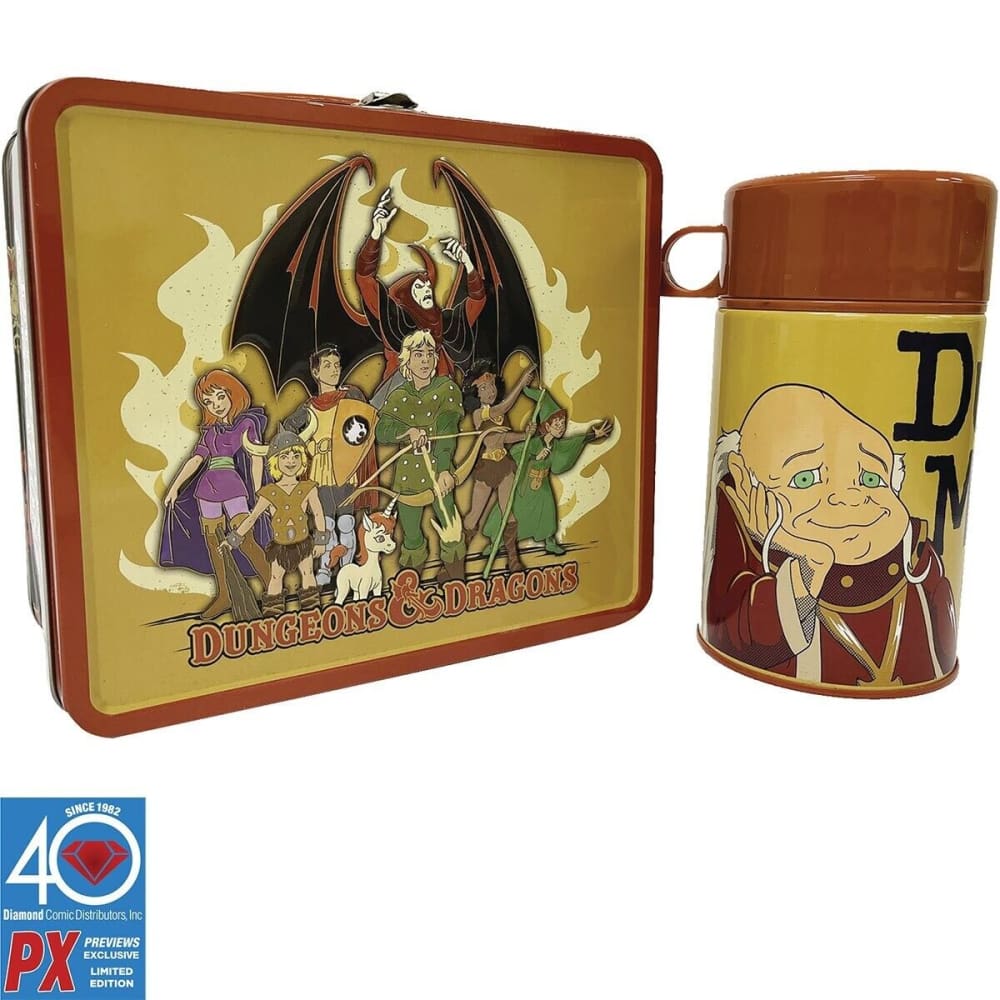Dungeons & Dragons Animated Lunch Box & Thermos Previews Exclusive - Home Furniture & DIY:Cookware Dining & Bar:Kitchen Storage &