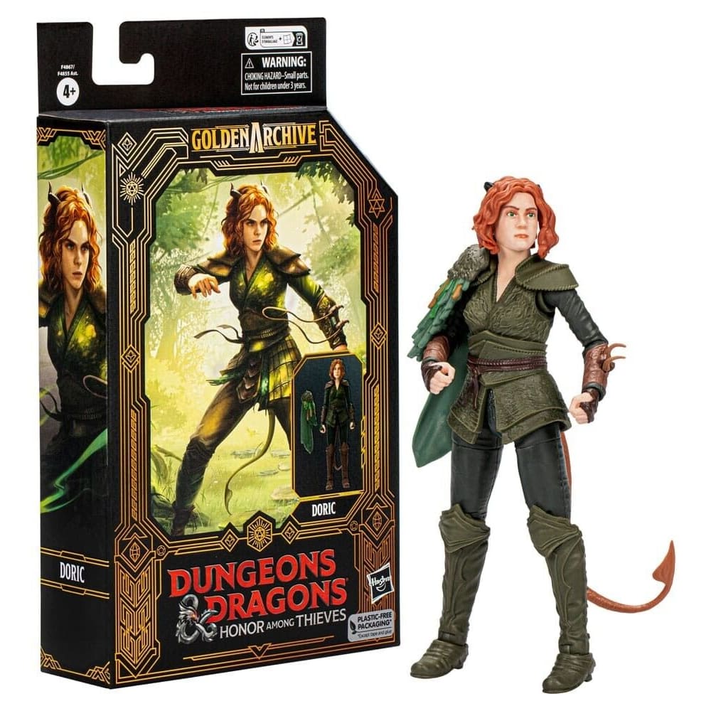 Dungeons & Dragons: Honor Among Thieves Golden Archive - Doric Action Figure - Toys & Games:Action Figures & Accessories:Action Figures