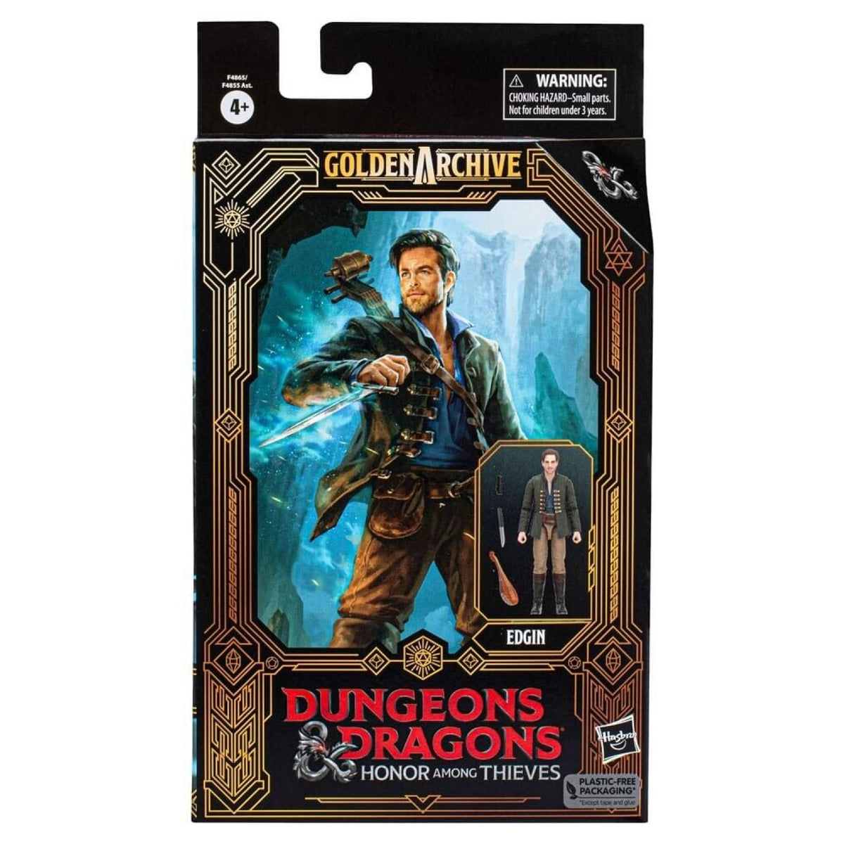 Dungeons & Dragons: Honor Among Thieves Golden Archive - Edgin Action Figure - Toys & Games:Action Figures & Accessories:Action Figures