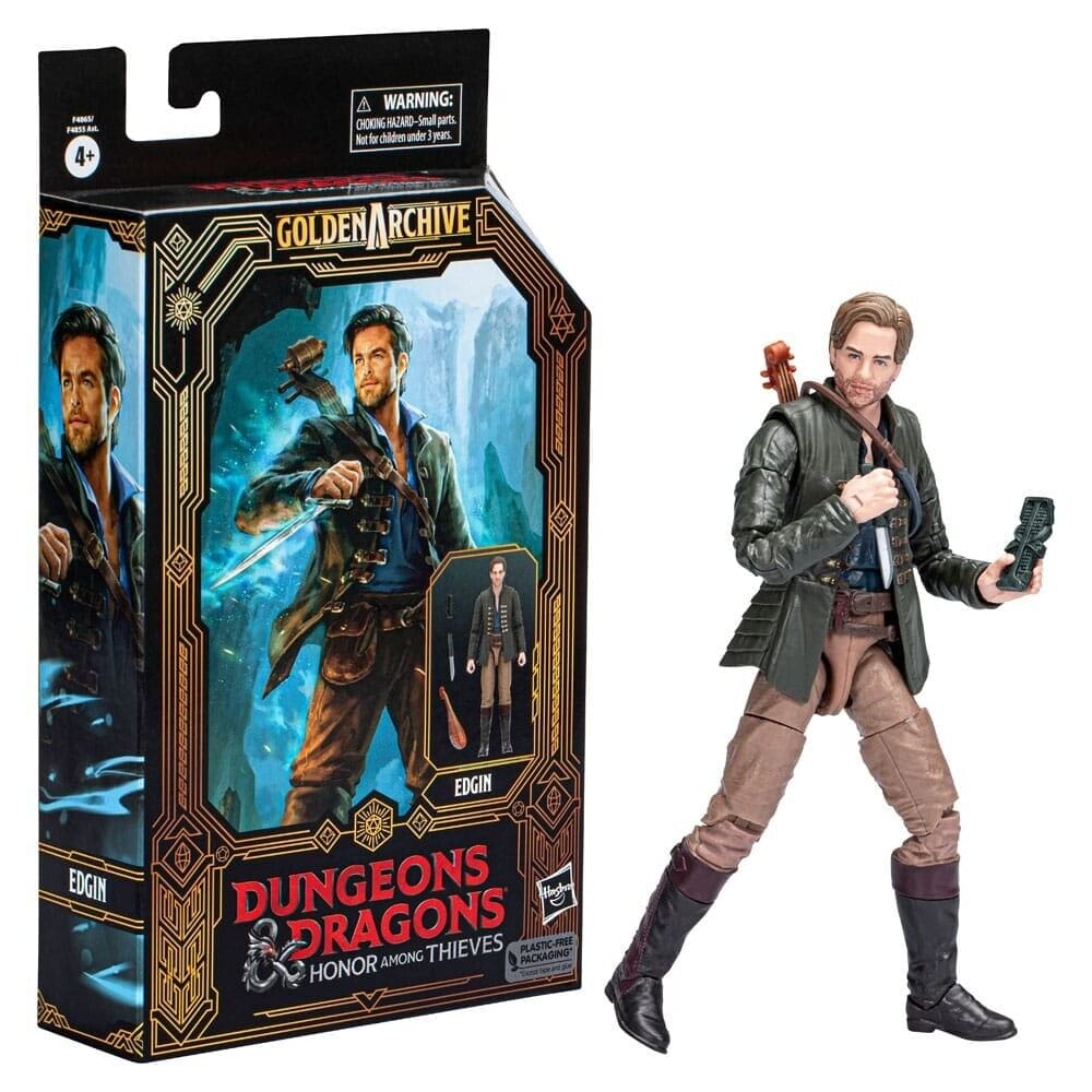 Dungeons & Dragons: Honor Among Thieves Golden Archive - Edgin Action Figure - Toys & Games:Action Figures & Accessories:Action Figures