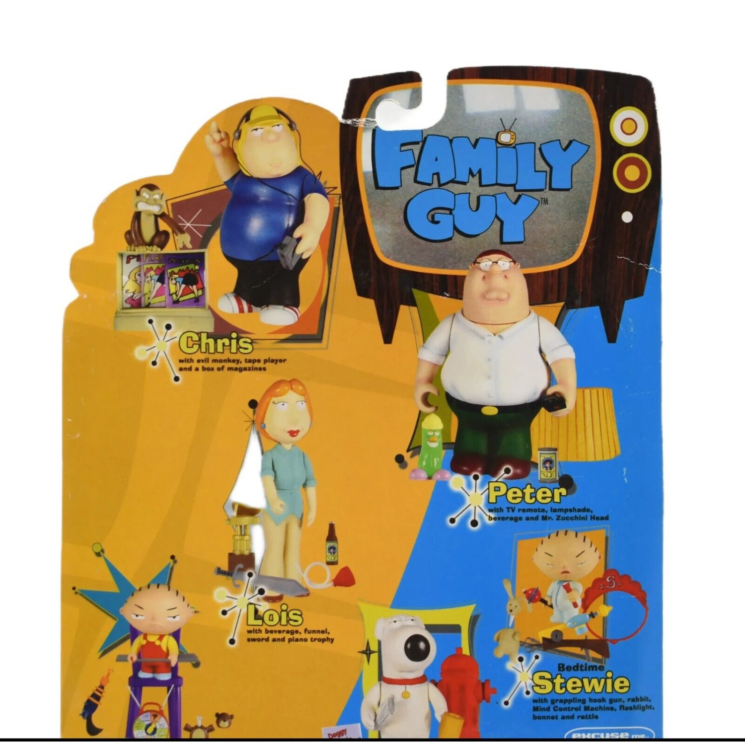 Family Guy - Chris with Evil Monkey Action Figure - Toys & Games:Action Figures & Accessories:Action Figures