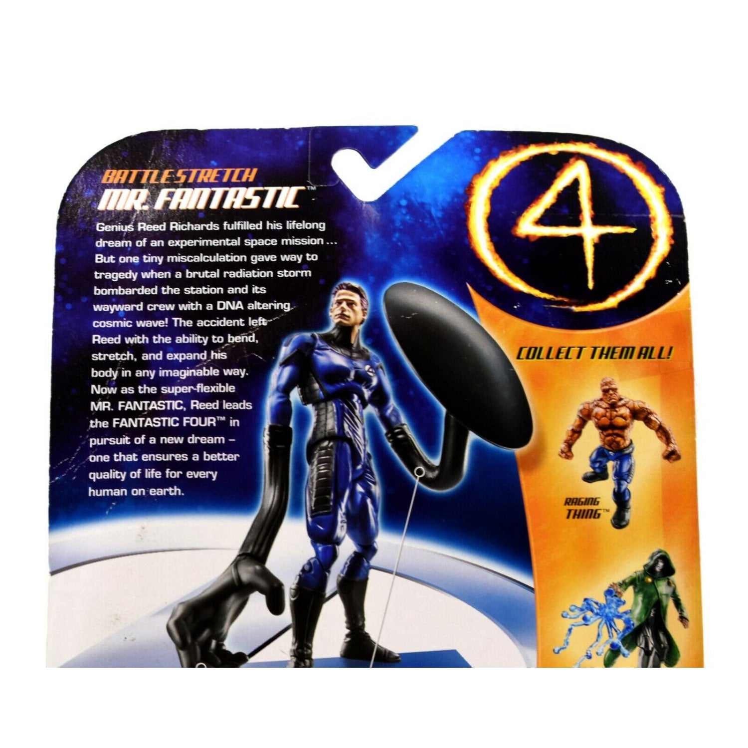 Fantastic Four Rise of The Silver Surfer - Battle Stretch Mr. Fantastic Figure - Toys & Games:Action Figures:TV Movies & Video Games