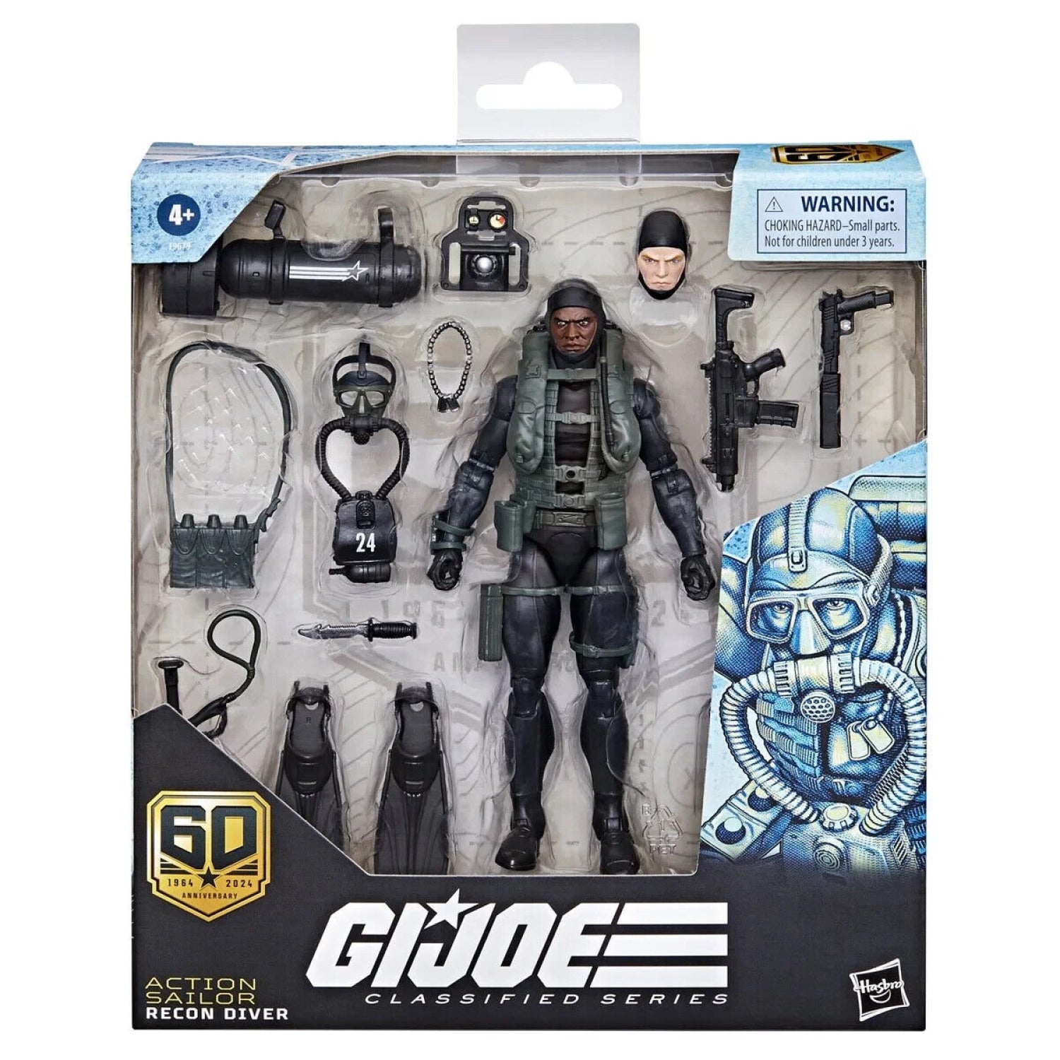 G.I. Joe Classified Series 60th - Action Sailor Recon Diver Figure COMING SOON - Toys & Games:Action Figures & Accessories:Action Figures