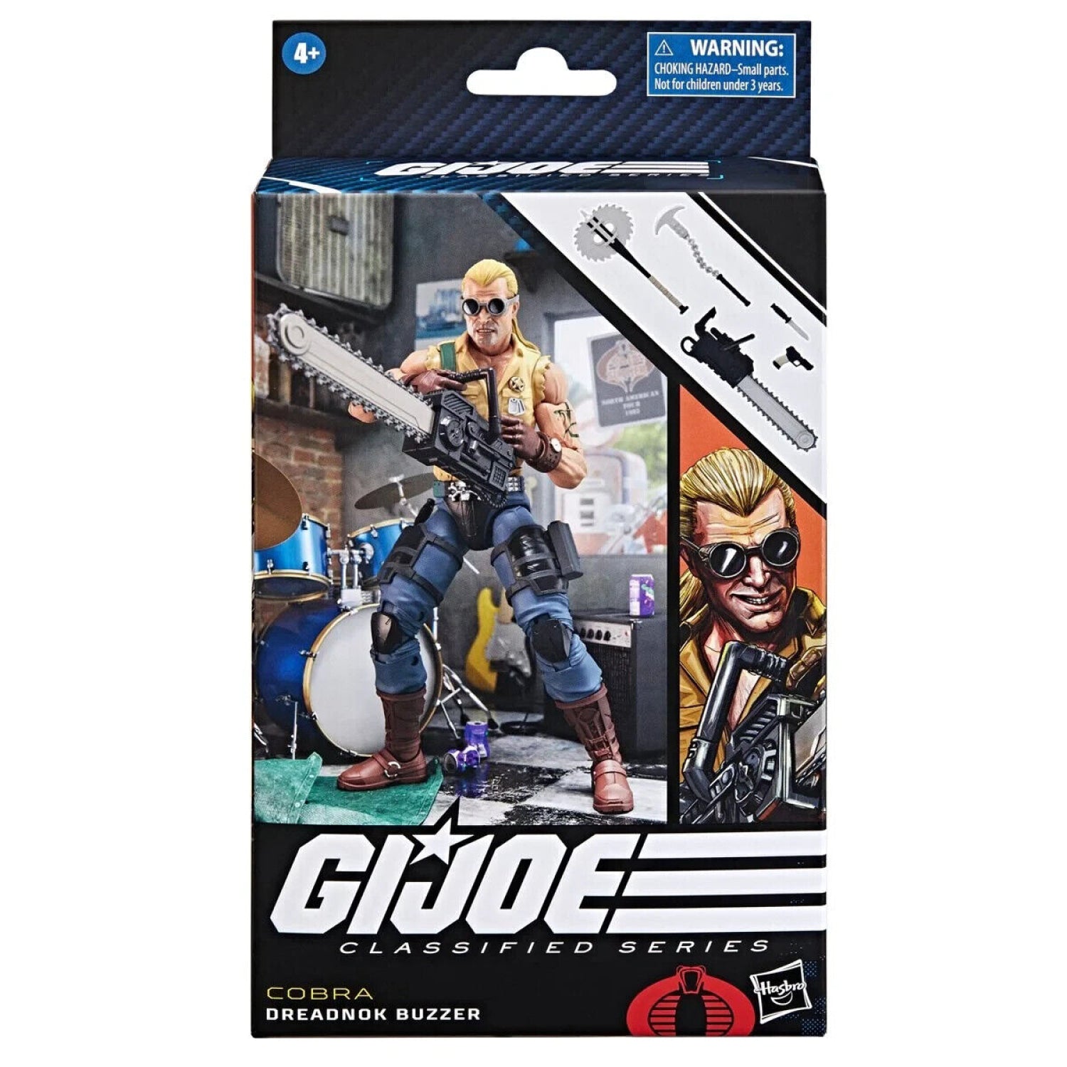 G.I. Joe Classified Series - Cobra Dreadnok Buzzer Action Figure IN STOCK Toys & Games:Action Figures Accessories:Action