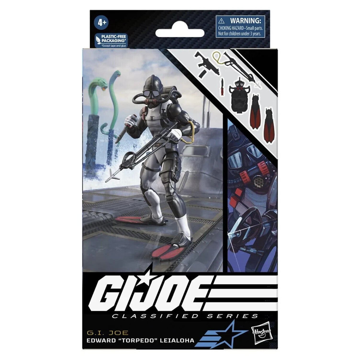 G.I. Joe Classified Series - Edward ’Torpedo’ Leiaioha Action Figure Toys & Games:Action Figures Accessories:Action