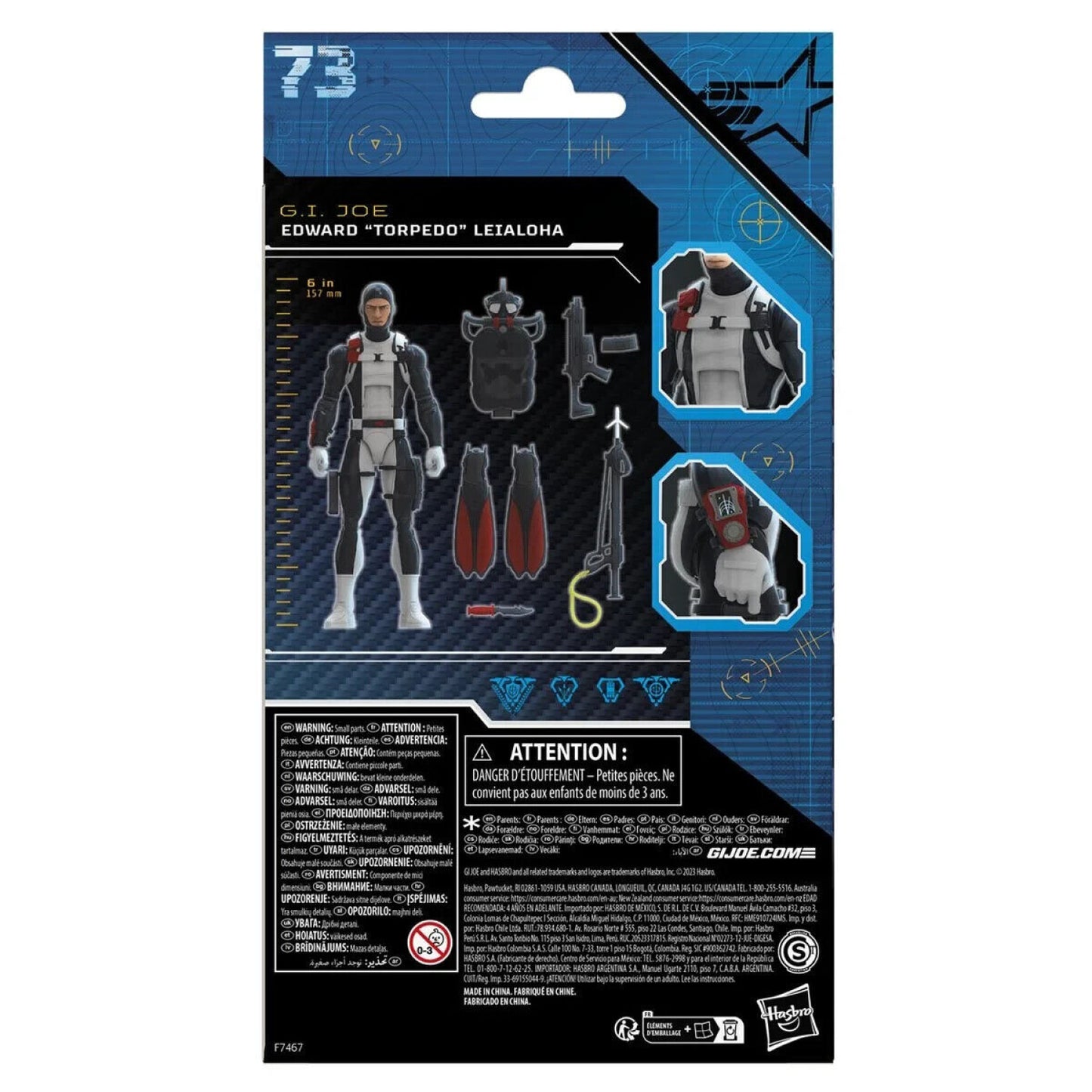 G.I. Joe Classified Series - Edward ’Torpedo’ Leiaioha Action Figure Toys & Games:Action Figures Accessories:Action