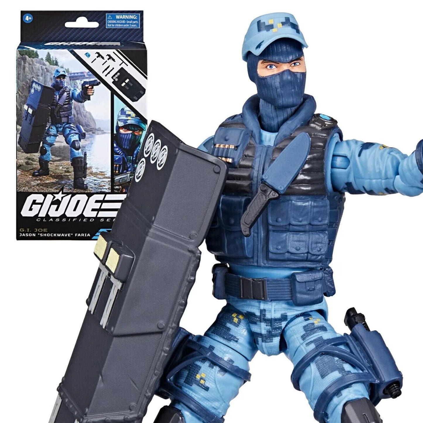 G.I. Joe Classified Series - Jason ’Shockwave’ Faria Action Figure Toys & Games:Action Figures Accessories:Action