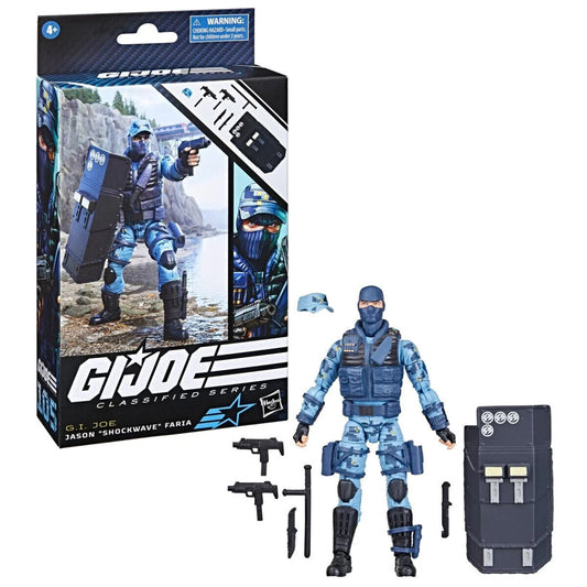 G.I. Joe Classified Series - Jason ’Shockwave’ Faria Action Figure Toys & Games:Action Figures Accessories:Action