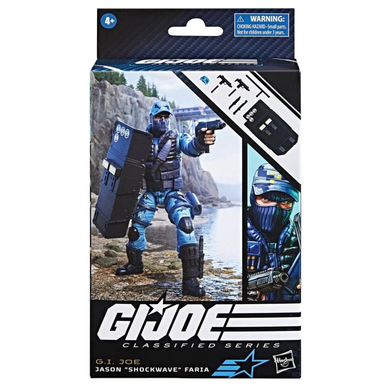 G.I. Joe Classified Series - Jason ’Shockwave’ Faria Action Figure Toys & Games:Action Figures Accessories:Action