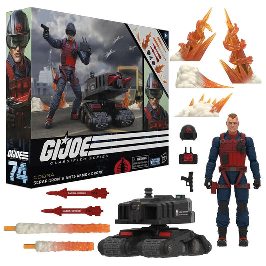 G.I. Joe Classified Series - Scrap - Iron & Anti - Armor Drone Action Figure Set - Toys & Games:Action Figures & Accessories:Action Figures