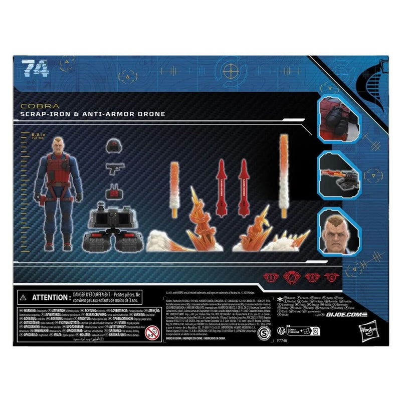 G.I. Joe Classified Series - Scrap - Iron & Anti - Armor Drone Action Figure Set - Toys & Games:Action Figures & Accessories:Action Figures