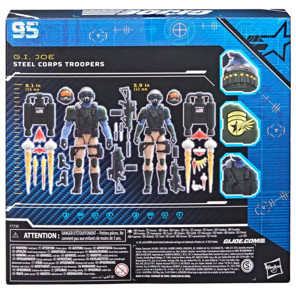 G.I. Joe Classified Series Steel Corps Troopers Action Figure 2 - Pack COMING SOON - Toys & Games:Action Figures Accessories:Action