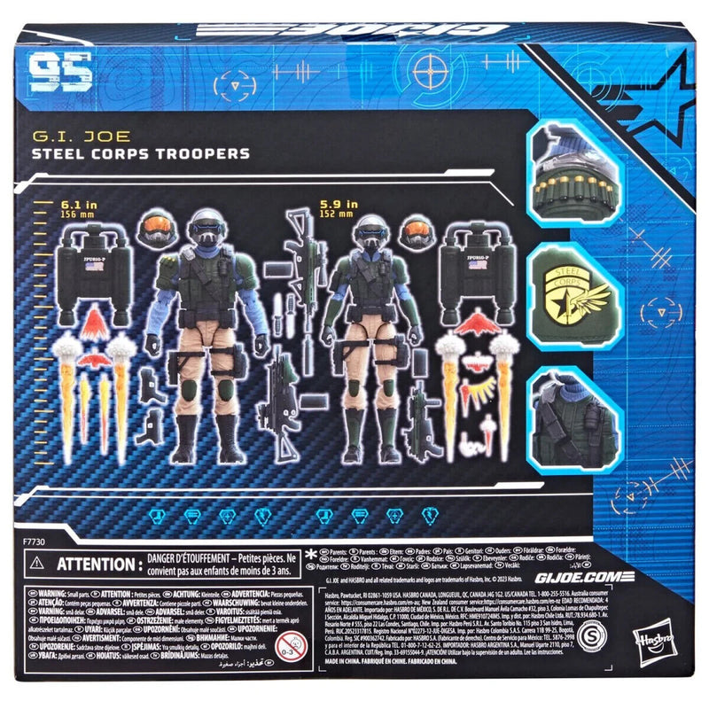 G.I. Joe Classified Series Steel Corps Troopers Action Figure 2 - Pack COMING SOON - Toys & Games:Action Figures Accessories:Action