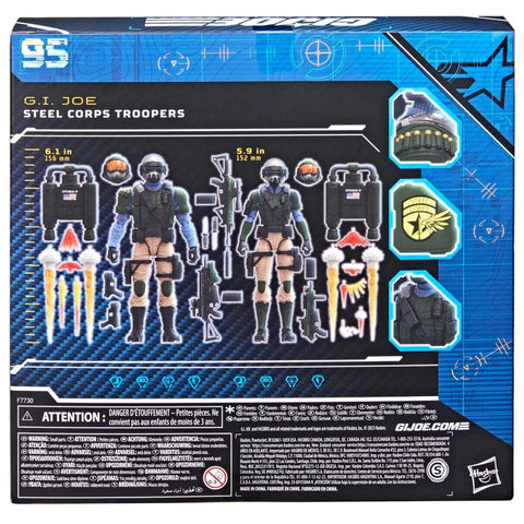 G.I. Joe Classified Series Steel Corps Troopers Action Figure 2 - Pack COMING SOON - Toys & Games:Action Figures Accessories:Action