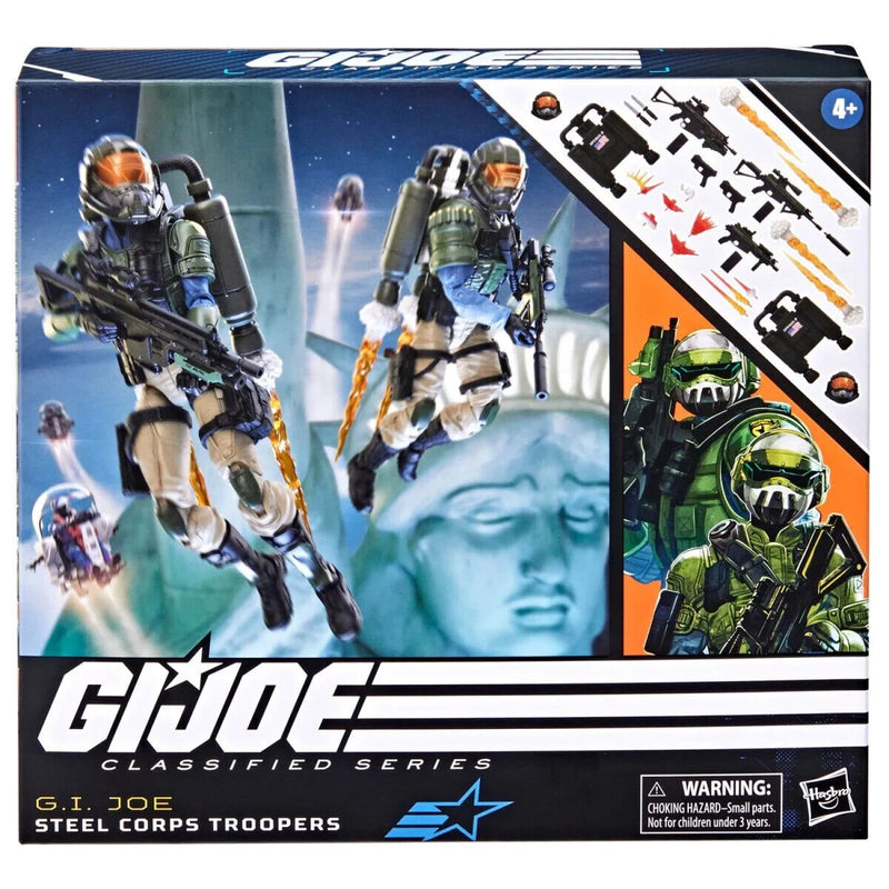 G.I. Joe Classified Series Steel Corps Troopers Action Figure 2 - Pack COMING SOON - Toys & Games:Action Figures Accessories:Action