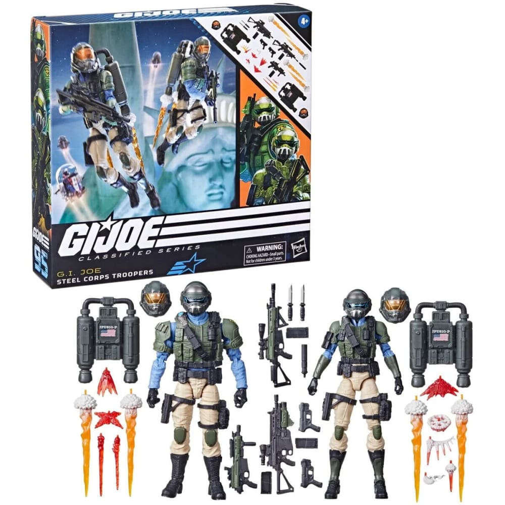 G.I. Joe Classified Series Steel Corps Troopers Action Figure 2 - Pack COMING SOON - Toys & Games:Action Figures Accessories:Action