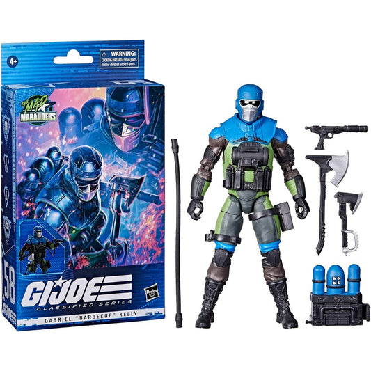 G.I. Joe Classified The Mad Marauders - Gabriel ’Barbecue’ Kelly Action Figure Toys & Games:Action Figures Accessories:Action