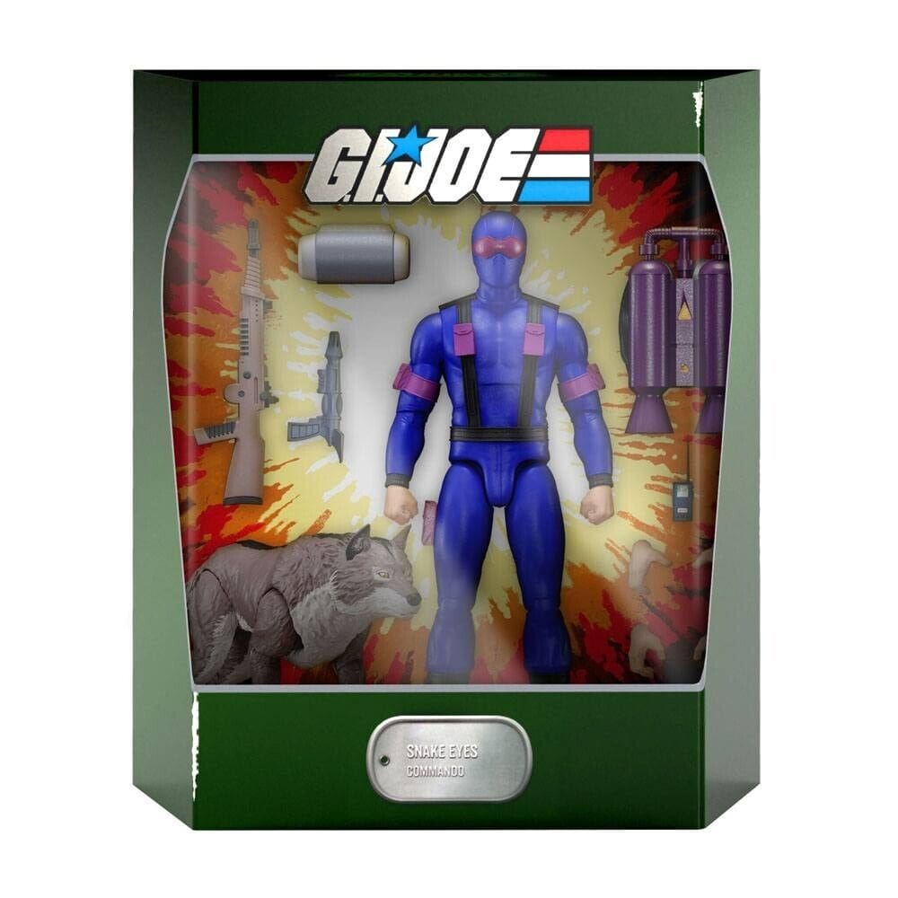 G.I. Joe Ultimates Action Figure Snake Eyes [Real American Hero] COMING SOON - Toys & Games:Action Figures Accessories:Action