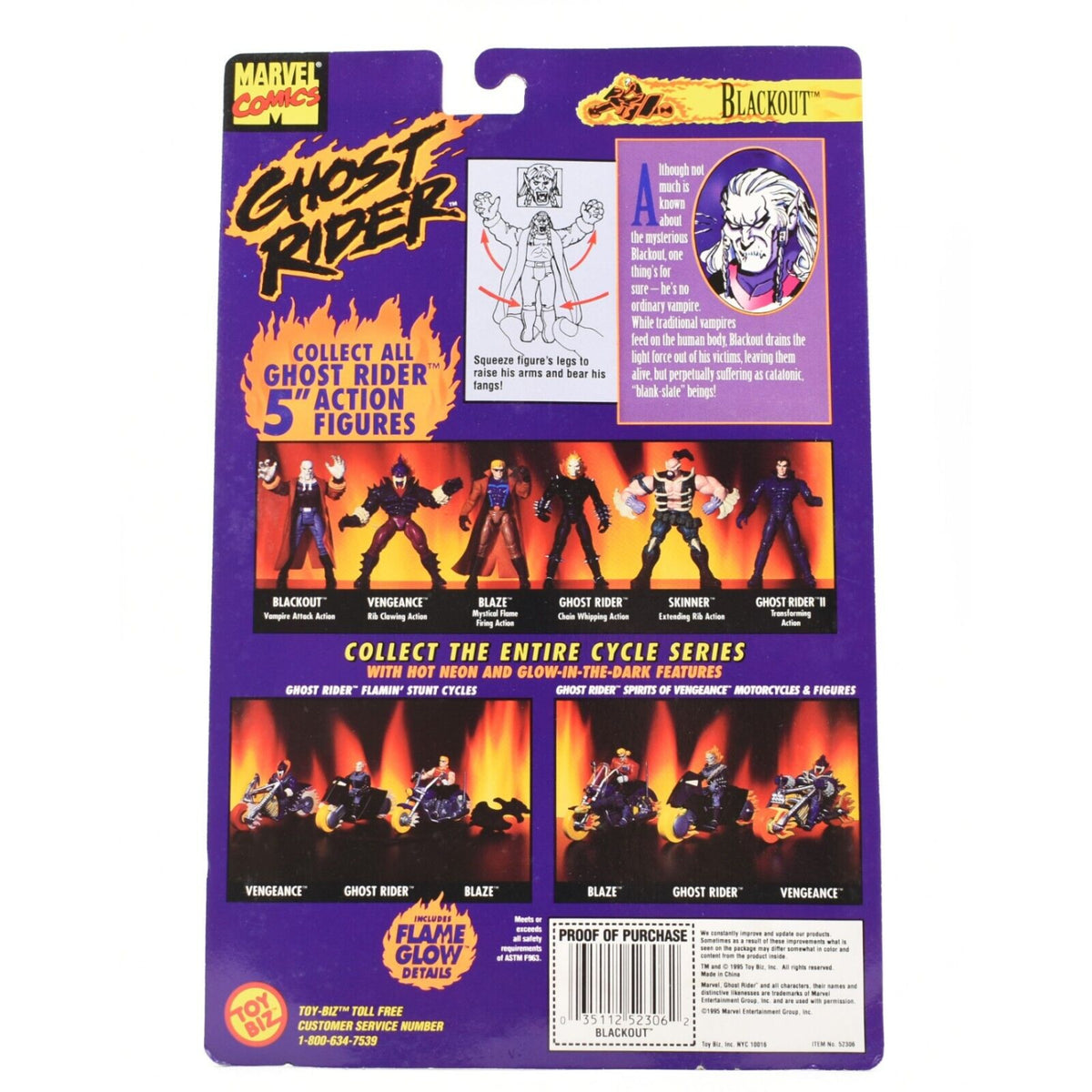 Ghost Rider Moving Ghost Rider Animated Series - Blackout Action Figure