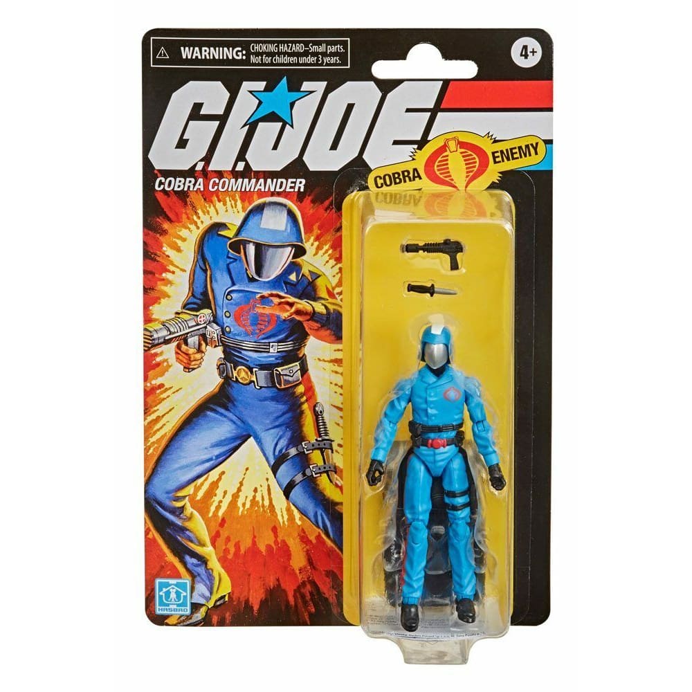 Hasbro G.I. Joe Retro Collection Series Cobra Commander Action Figure - IN STOCK Toys & Games:Action Figures Accessories:Action