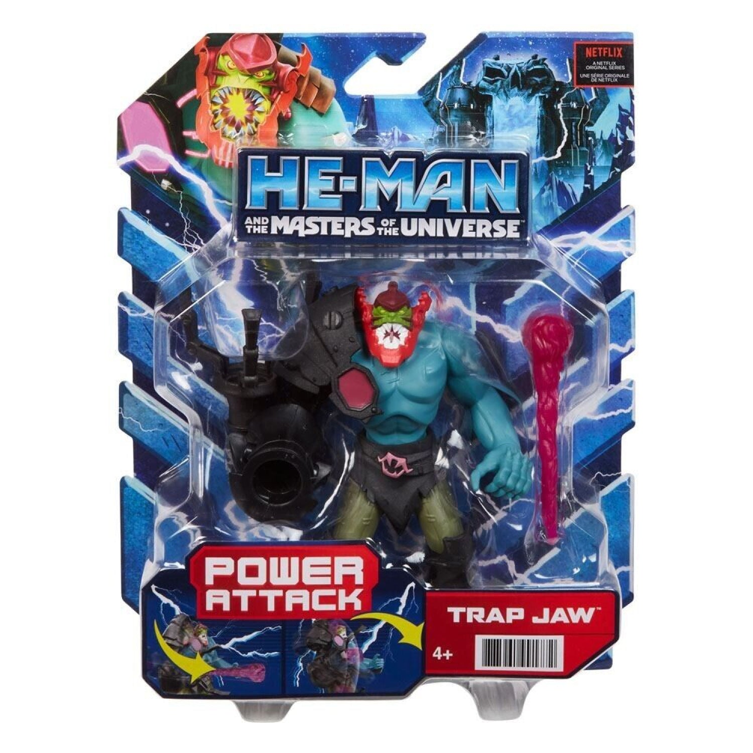 He-Man & The Masters of The Universe - Power Attack Trap Jaw Action Figure - Toys & Games:Action Figures & Accessories:Action Figures