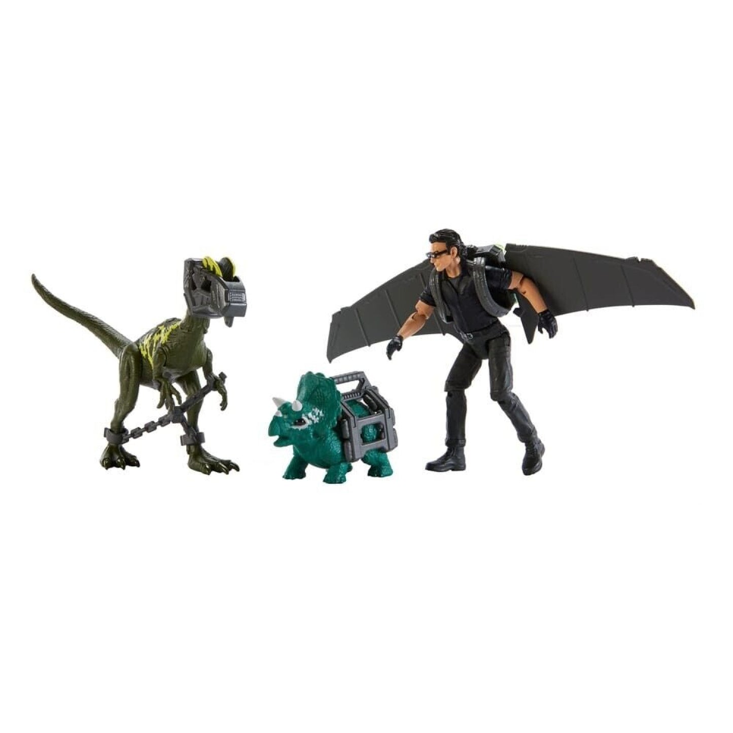 Jurassic Park ’93 Classic - Dr. Ian Malcolm w/ Glider Escape Pack Action Figure - Toys & Games:Action Figures & Accessories:Action Figures