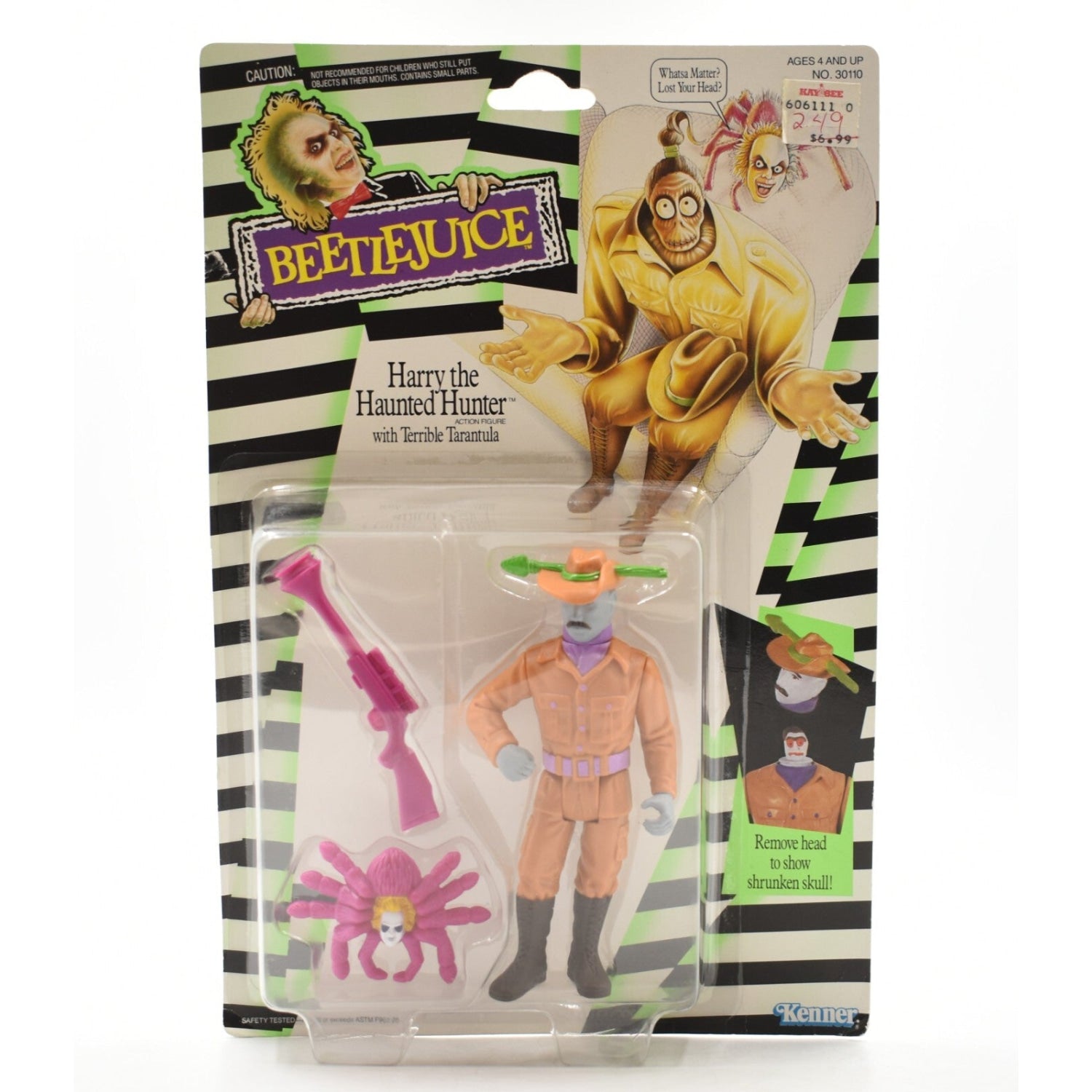 Kenner - Beetlejuice - Harry The Haunted Hunter Action Figure