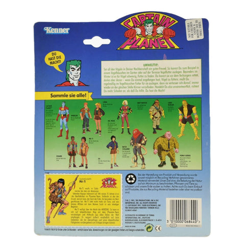 Kenner 1991 - Captain Planet - Ma-Ti Action Figure (EU Card) - Toys & Games:Action Figures & Accessories:Action Figures