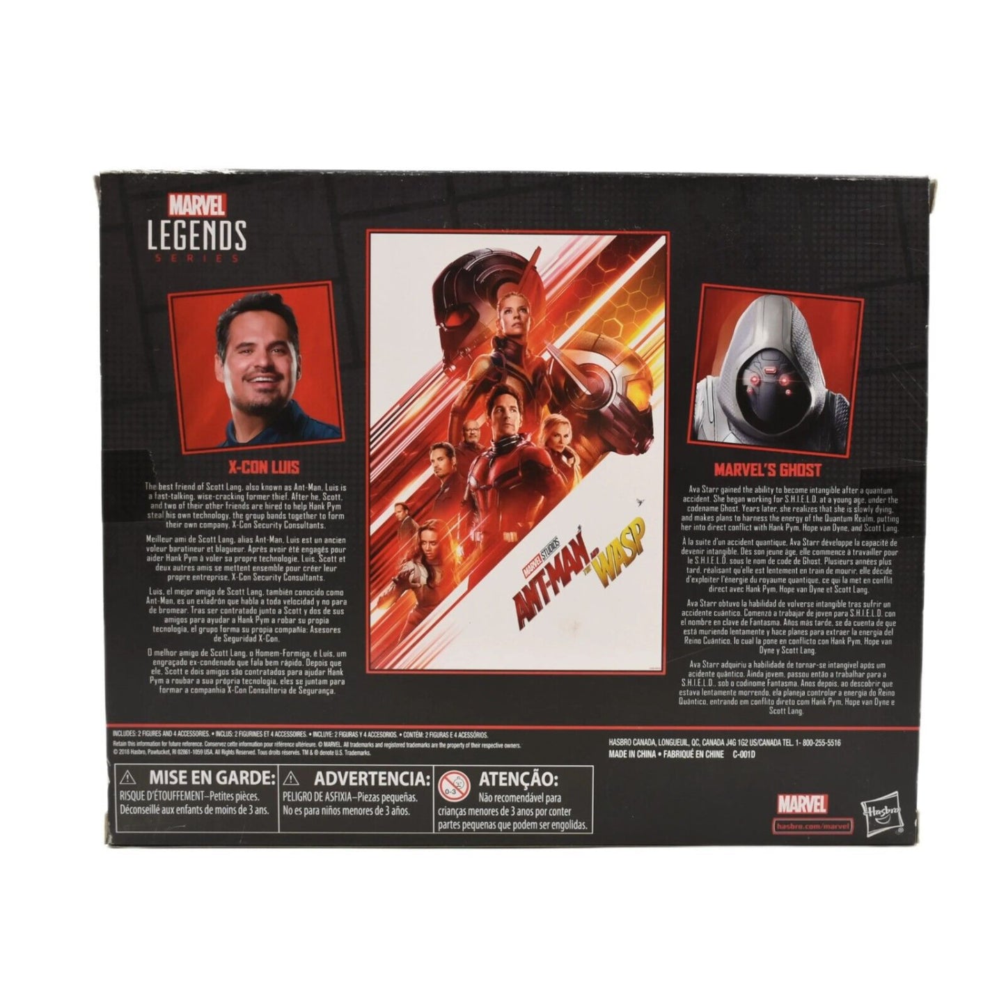 Marvel Legends Ant-Man & The Wasp - X-Con Luis & Ghost Action Figure 2-Pack - Toys & Games:Action Figures & Accessories:Action Figures