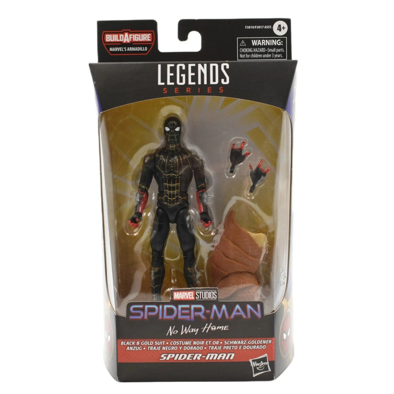 Marvel Legends Armadillo BAF No Way Home - Black & Gold Suit Spider-Man Figure - Toys & Games:Action Figures & Accessories:Action Figures