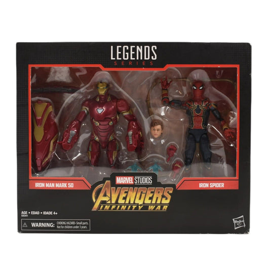 Marvel Legends Avengers - Iron Man Mark 50 & Iron Spider Action Figure 2-Pack - Toys & Games:Action Figures & Accessories:Action Figures