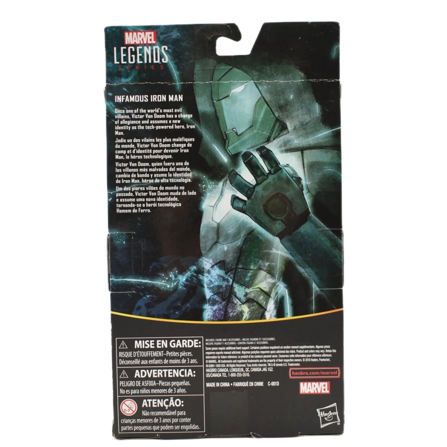 Marvel Legends Avengers Series - Infamous Iron Man (Doctor Doom) Action Figure - Toys & Games:Action Figures & Accessories:Action Figures
