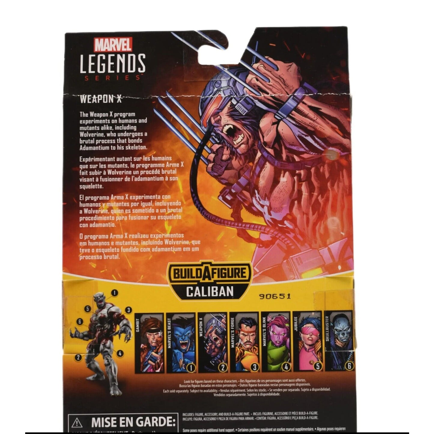 Marvel Legends Caliban BAF X-Men Series - Weapon X Action Figure - Toys & Games:Action Figures & Accessories:Action Figures