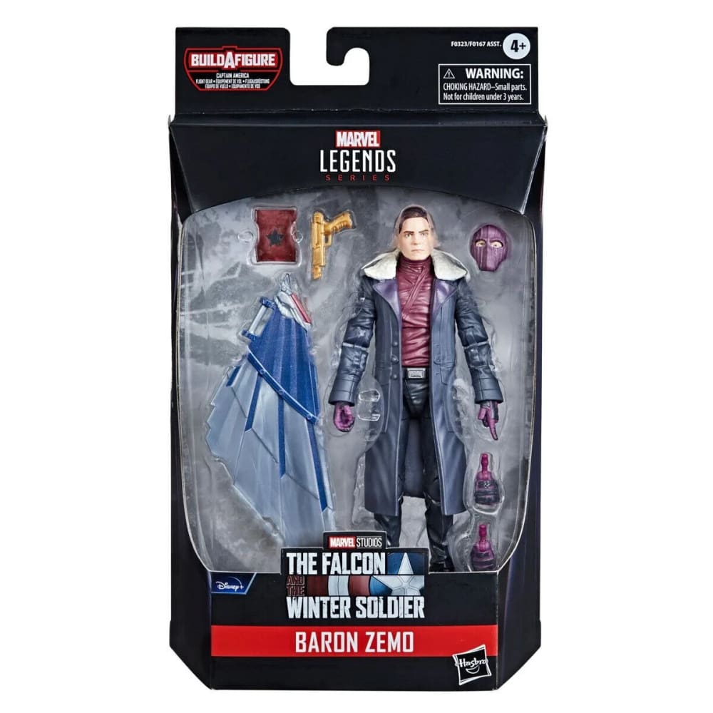 Marvel Legends Captain America (Falcon) BAF Series - Baron Zemo Action Figure - Toys & Games:Action Figures & Accessories:Action Figures