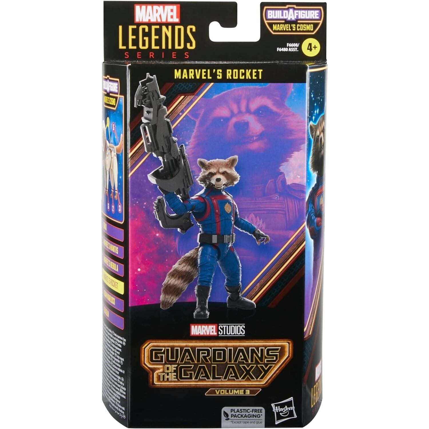 Marvel Legends Cosmo BAF Guardians of the Galaxy Vol 3 - Rocket Action Figure - Toys & Games:Action Figures & Accessories:Action Figures