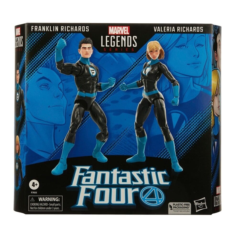 Marvel Legends Fantastic 4 - Franklin Richards & Valeria Richards Figure 2-Pack - Toys & Games:Action Figures & Accessories:Action Figures