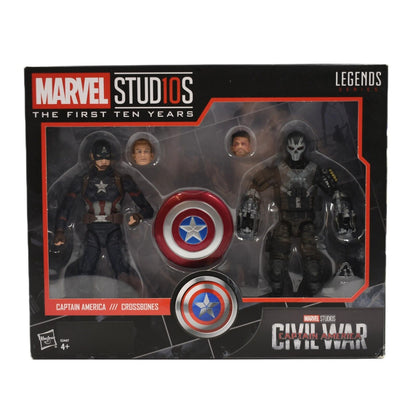 Marvel Legends Civil War - Captain America & Crossbones Action Figure 2-Pack - Toys & Games:Action Figures & Accessories:Action Figures