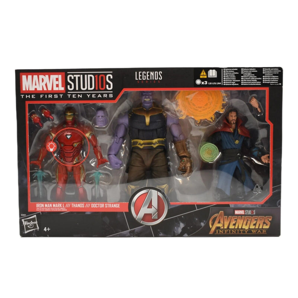Marvel Legends First Marvel Legends First 10 Years - Iron Man Mark L Thanos & Doctor Strange ...