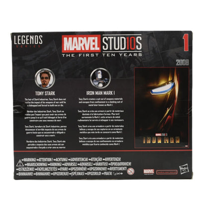 Marvel Legends 10 Years - Tony Stark & Iron Man Mark I Action Figure 2-Pack - Toys & Games:Action Figures & Accessories:Action Figures