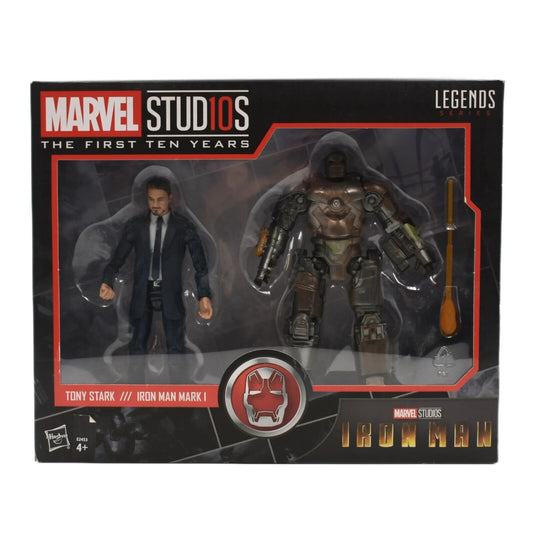 Marvel Legends 10 Years - Tony Stark & Iron Man Mark I Action Figure 2-Pack - Toys & Games:Action Figures & Accessories:Action Figures