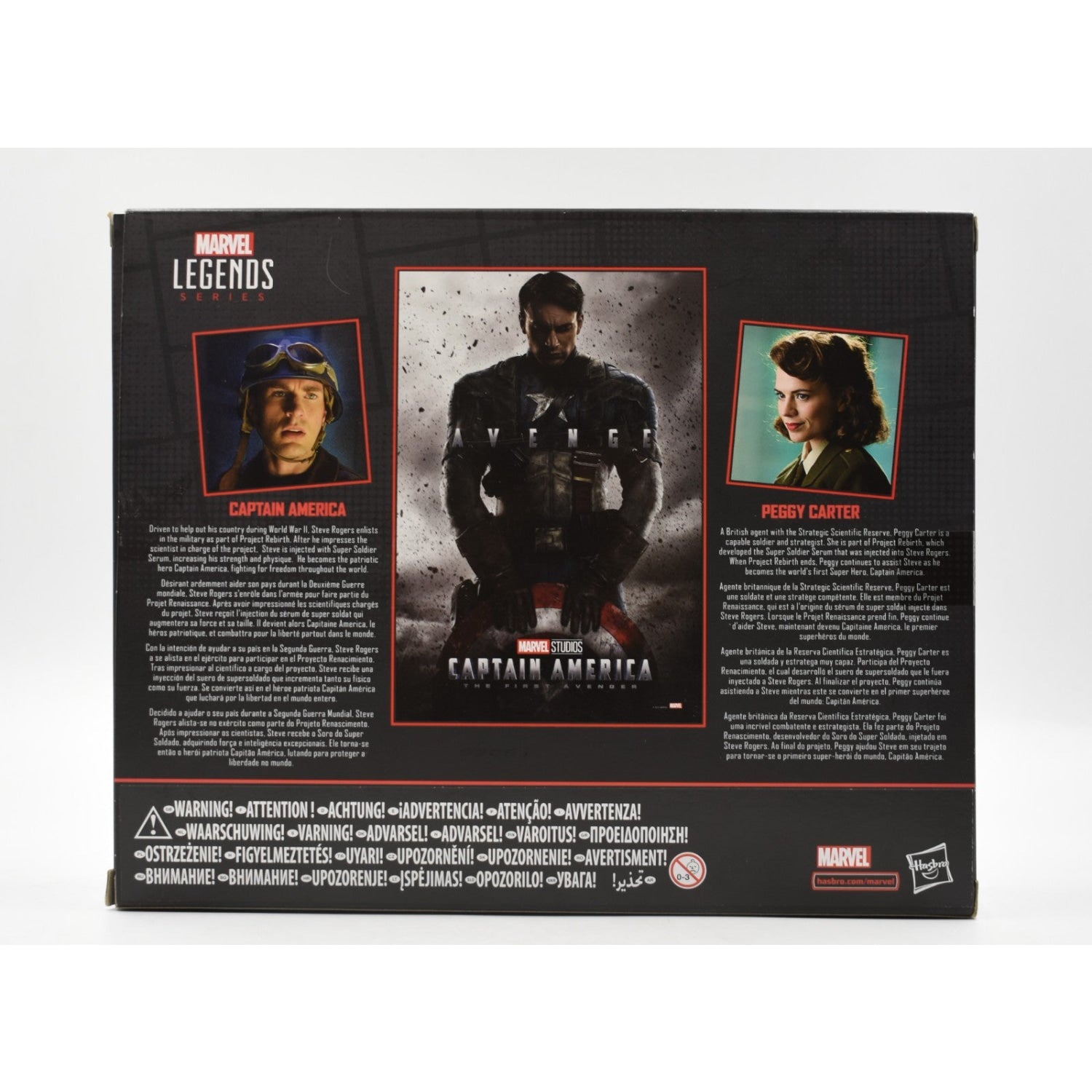 Marvel Legends First Avenger - Captain America & Peggy Carter Action ...