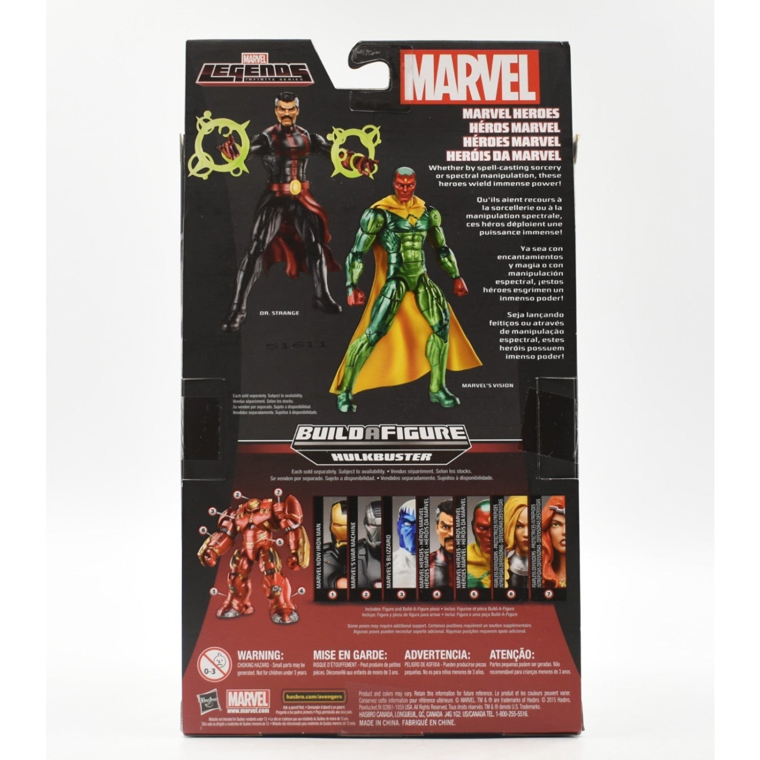 Marvel Legends Hulkbuster BAF Series - Vision Action Figure