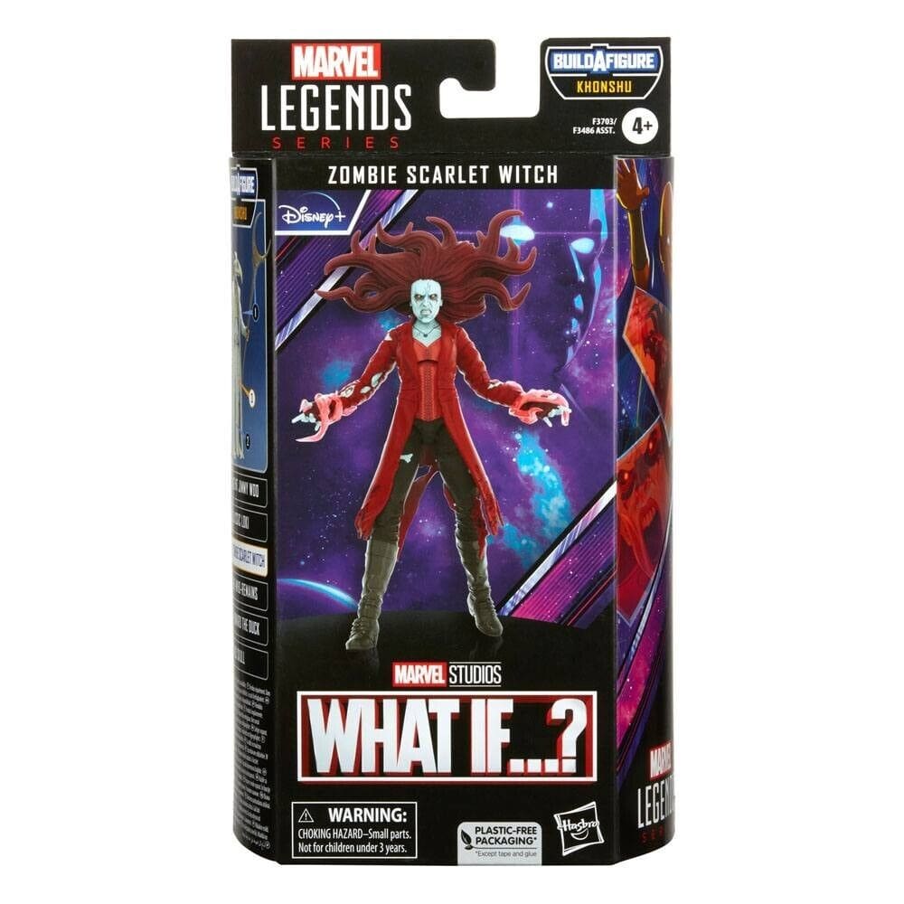 Marvel Legends Khonshu BAF What If? Series - Zombie Scarlet Witch Action Figure - Toys & Games:Action Figures & Accessories:Action Figures
