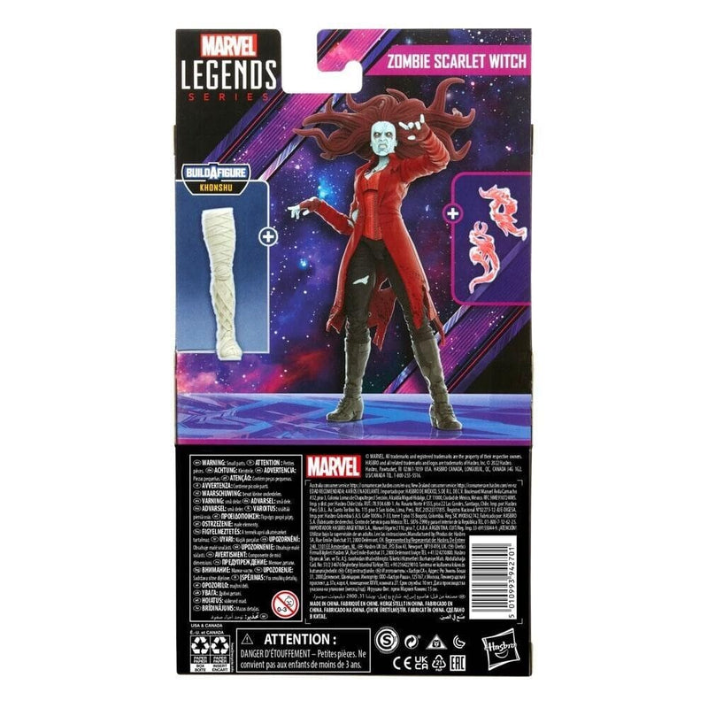 Marvel Legends Khonshu BAF What If? Series - Zombie Scarlet Witch Action Figure - Toys & Games:Action Figures & Accessories:Action Figures