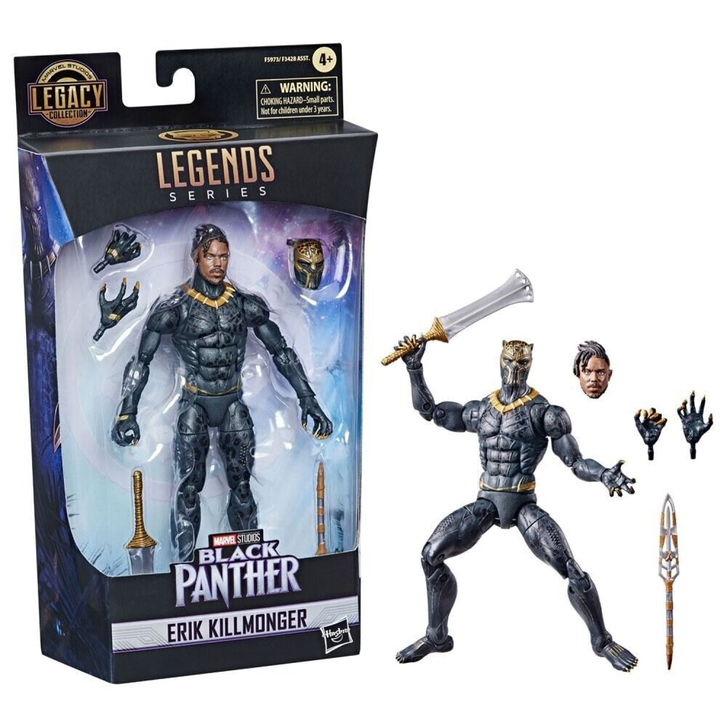 Marvel Legends Legacy Collection Black Panther - Erik Killmonger Action Figure Toys & Games:Action Figures Accessories:Action