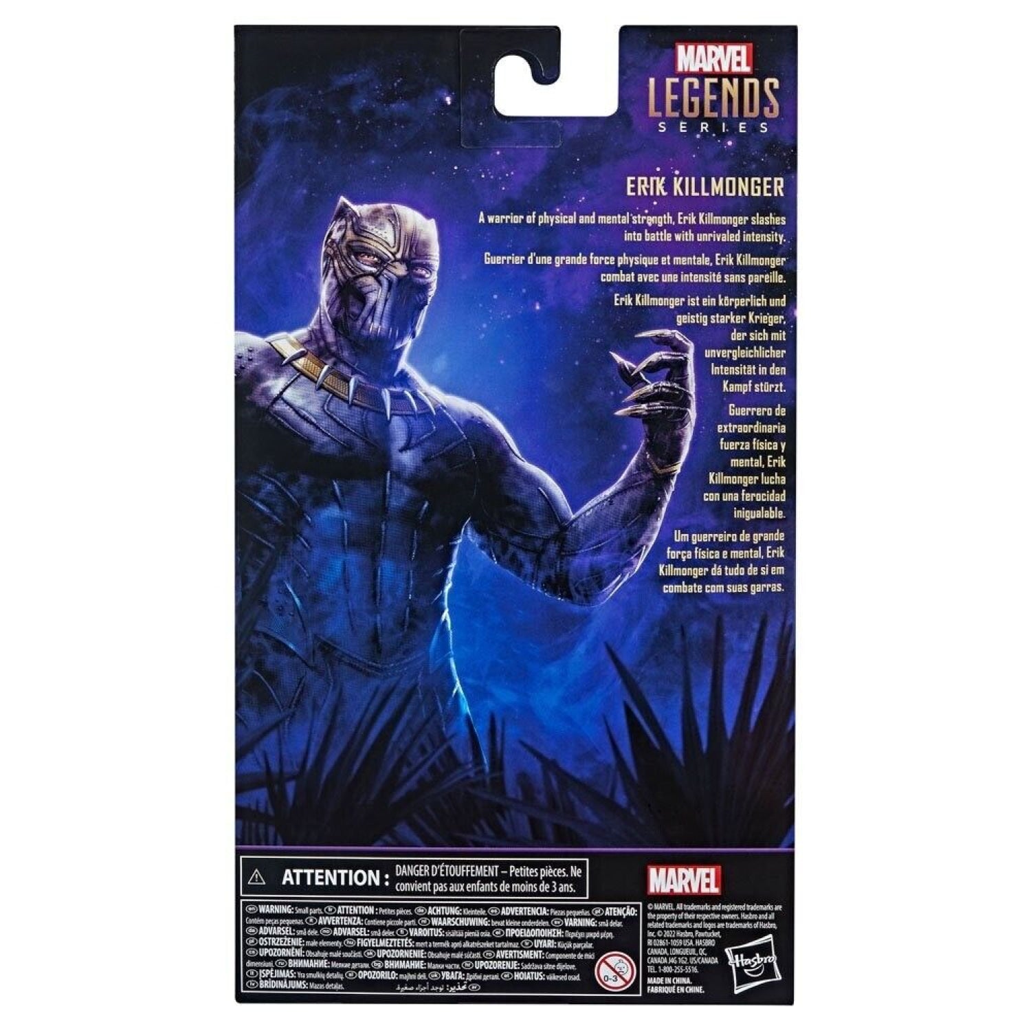 Marvel Legends Legacy Collection Black Panther - Erik Killmonger Action Figure Toys & Games:Action Figures Accessories:Action